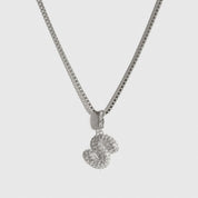 Pavé Bubble Letter Pendant