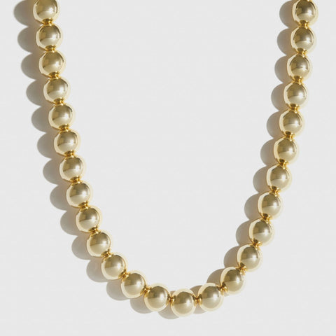 Collier Billes Maxi Bombées