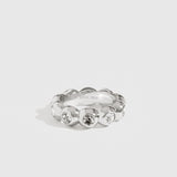 Bague Bombée Pavé