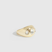 Bague Dôme Gouttes