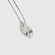 Collier Pendentif Goutte Solitaire