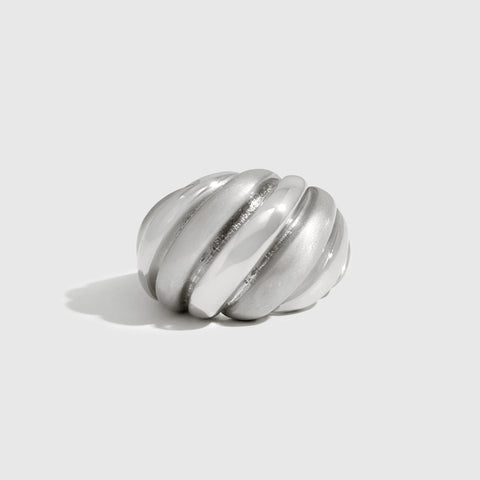 Matte & Shiny Dome Ring