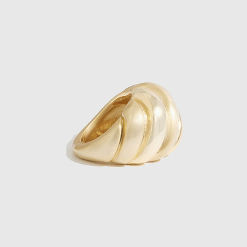 Matte & Shiny Dome Ring