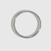 Silver plated stackable bangle, shown on a plain background.