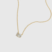 Collier Rond Solitaire