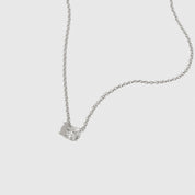 Collier Rond Solitaire