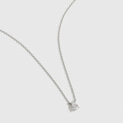 Mini Teardrop-Cut Solitaire Necklace