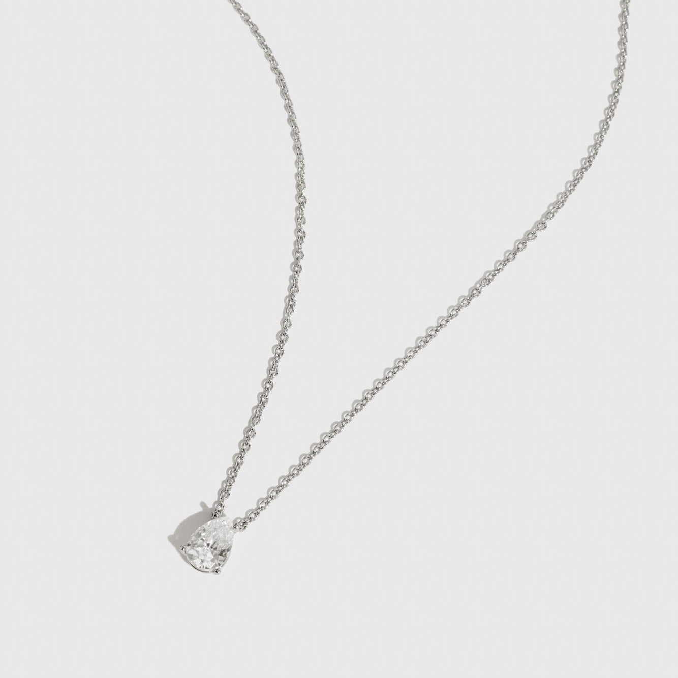 Collier Goutte Solitaire