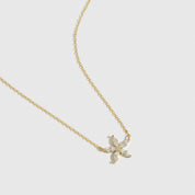 Flower Solitaire Necklace