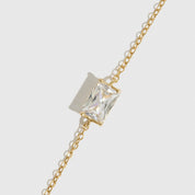 Baguette-Cut Solitaire Bracelet