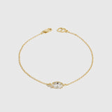 Marquise-Cut Solitaire Bracelet