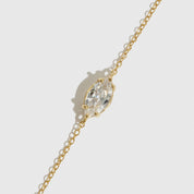 Marquise-Cut Solitaire Bracelet