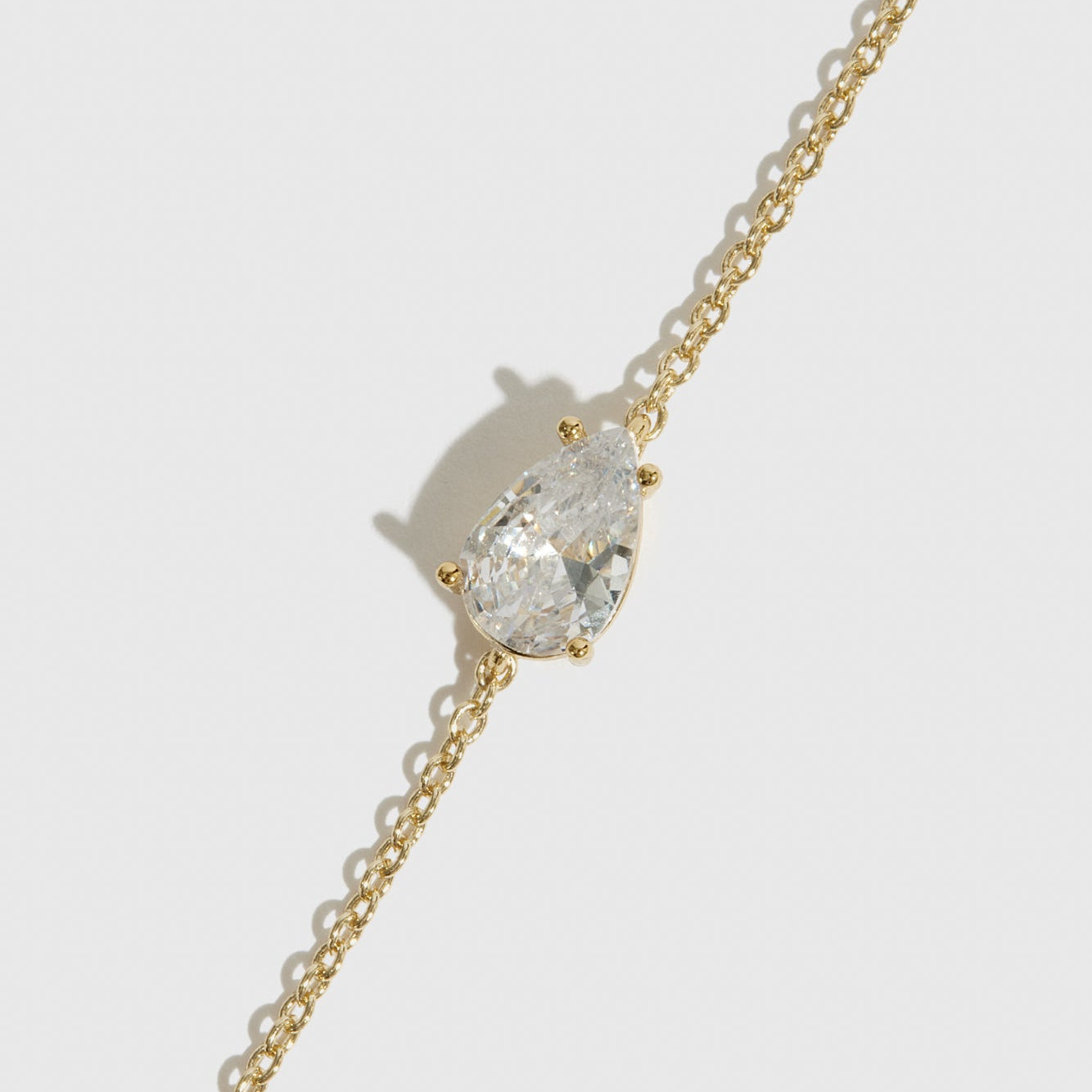 Collier Goutte Solitaire