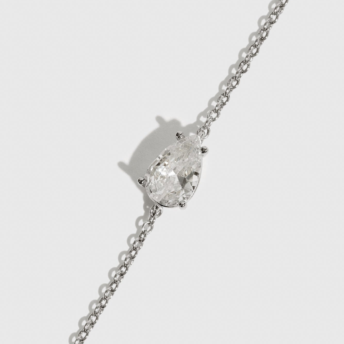 Collier Goutte Solitaire