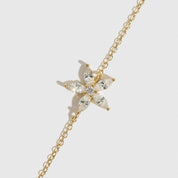 Bracelet Fleur Solitaire