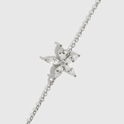 Flower Solitaire Necklace