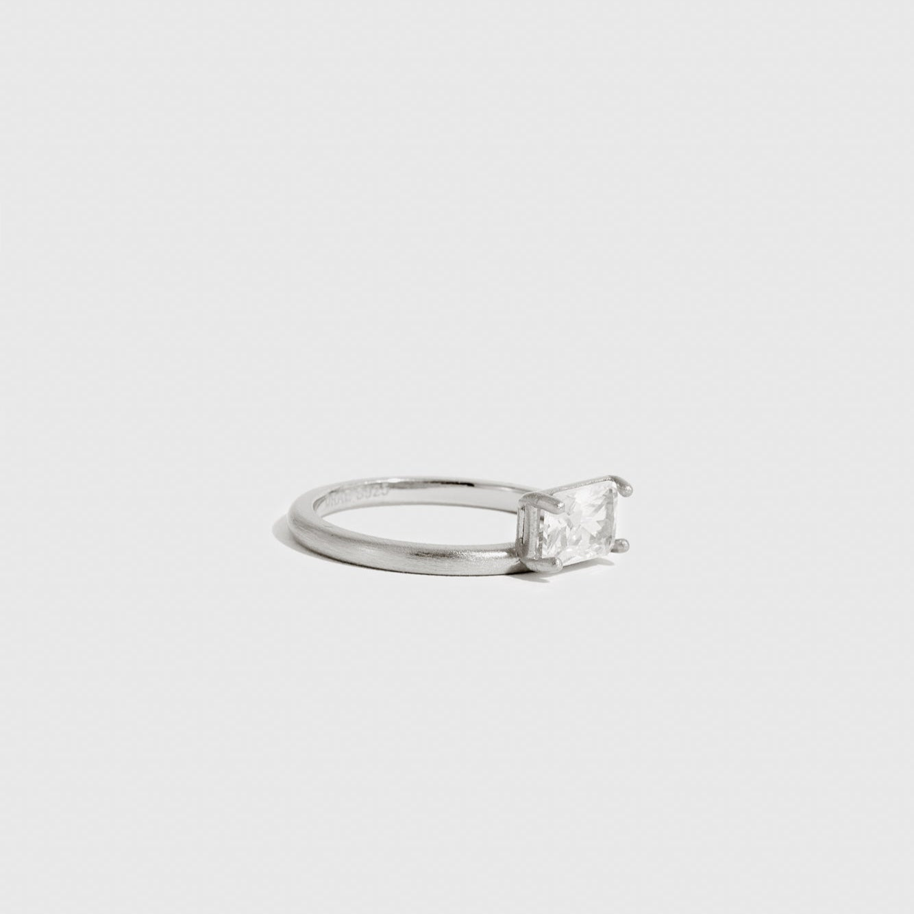 Bague Baguette Solitaire