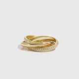Eternal Trio Pavé Ring