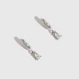 Mini Teardrop Solitaire Huggies