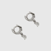 Mini Teardrop Solitaire Huggies