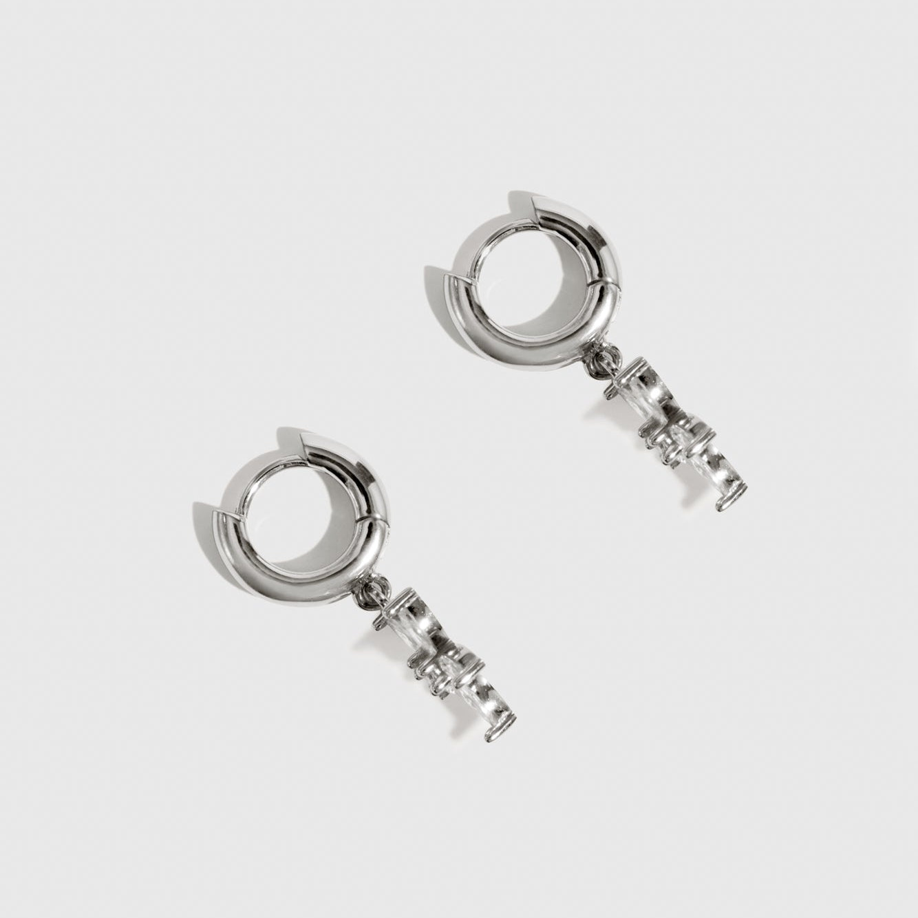 Anneaux Huggies Fleur Solitaire