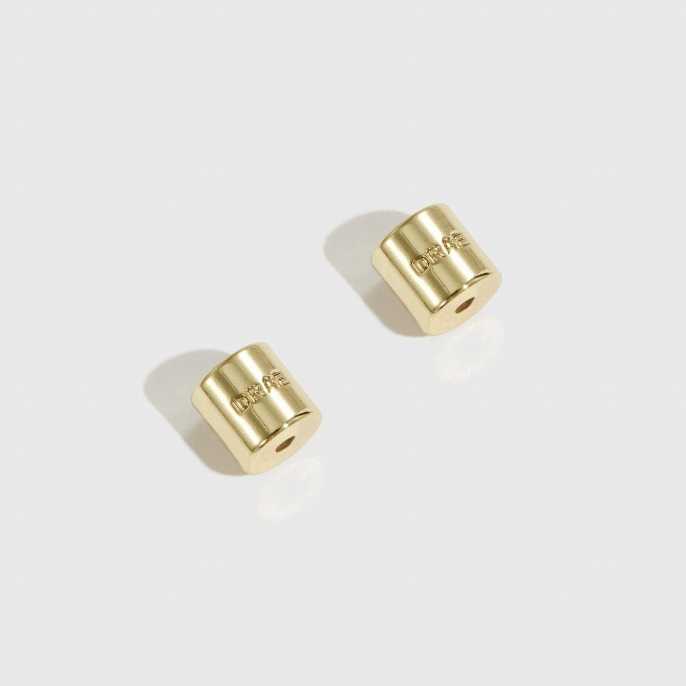 14k gold plated sterling silver 925 push backs for stud earrings, shown on a plain background.