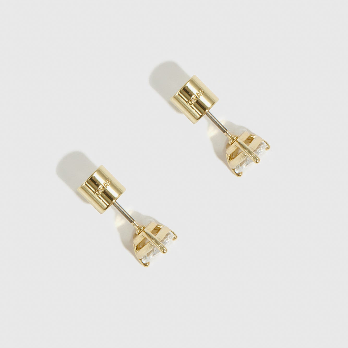 Round-Cut Solitaire Stud Earrings