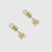 Round-Cut Solitaire Stud Earrings