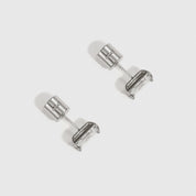 Boutons d'Oreilles Baguette Solitaire