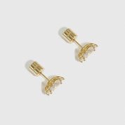 Boutons d'Oreilles Marquise Solitaire