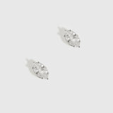 Boutons d'Oreilles Marquise Solitaire