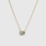 Collier Rond Solitaire