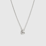 Mini Teardrop-Cut Solitaire Necklace