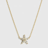 Flower Solitaire Necklace