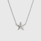 Flower Solitaire Necklace