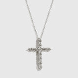 Collier Croix Pavée Délicate
