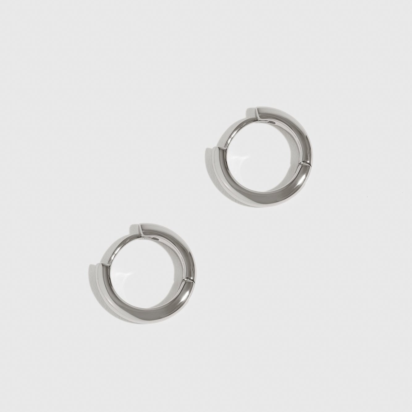 Classic Plain Huggie Earrings