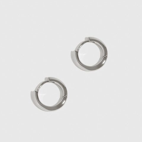 Classic Plain Huggie Earrings