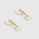 Anneaux Huggies Perles d'Eau Douce