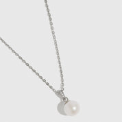 Collier Pendentif Solitaire Perle de Culture