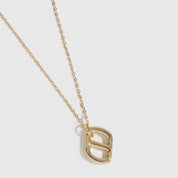 Plain Monogram Pendant