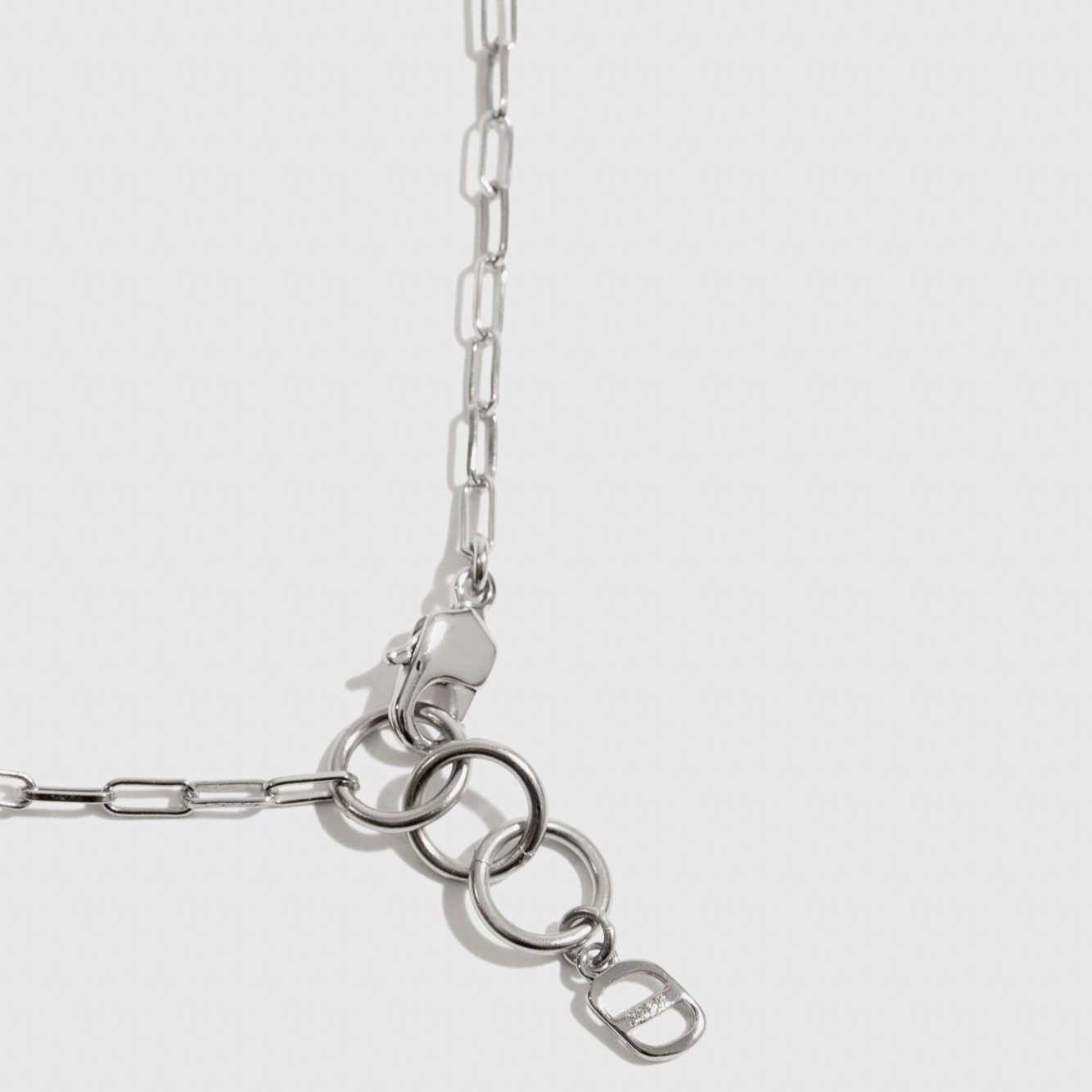 Multi Paperclips & Pearls Necklace