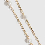 Multi Paperclips & Pearls Necklace