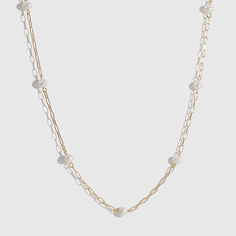 Collier multi-perles et Trombones