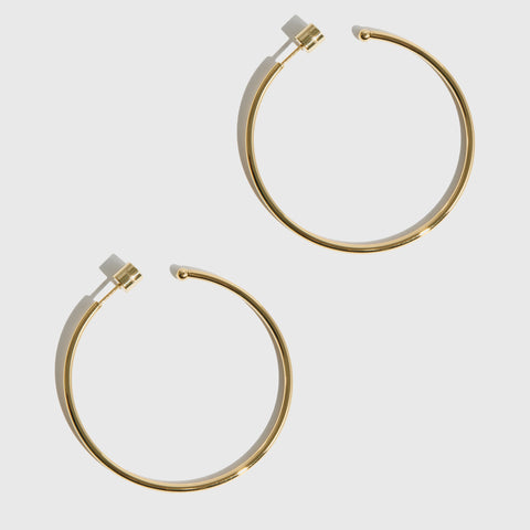 Hazel hoops large