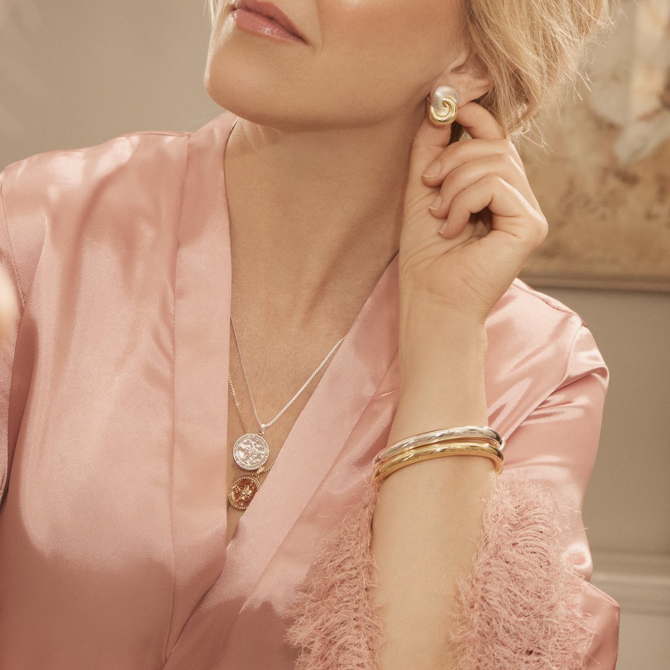 Collier Pendentif Étoile Porte-Bonheur