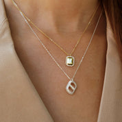 Dainty Dog Tag Pendant