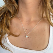 Birthstone Necklace Opal