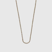 Thin Tennis Necklace 3mm - Gold