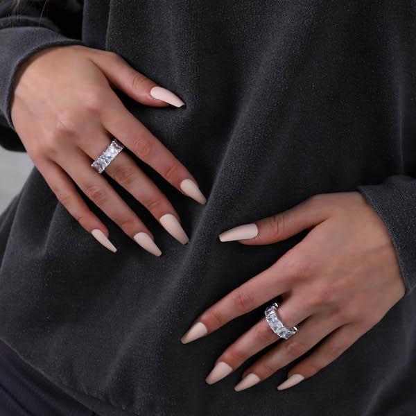 Beverly Hills Ring - Silver - Alternate Angle
